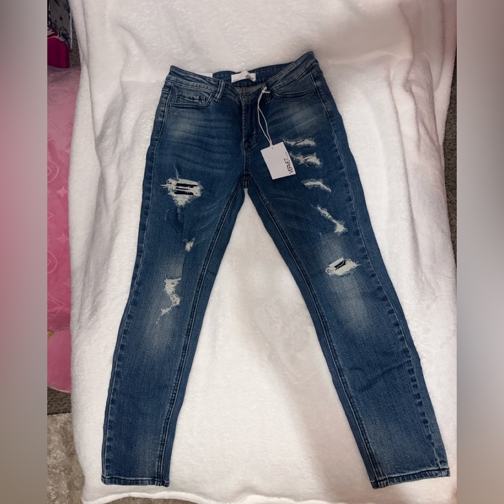 NWT Vervet Amber Mid Rise Skinny Jeans size 28
